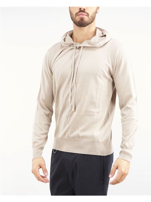 Extrafine merinos wool sweater with hood Low Brand LOW BRAND | Sweater | L1MFW23246660A032